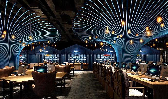 專業(yè)網(wǎng)咖裝修公司--網(wǎng)吧裝修要注意什么風(fēng)水